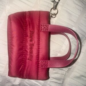 Brand new Rare Beauty Fuchsia Cosmetic Bag keychain